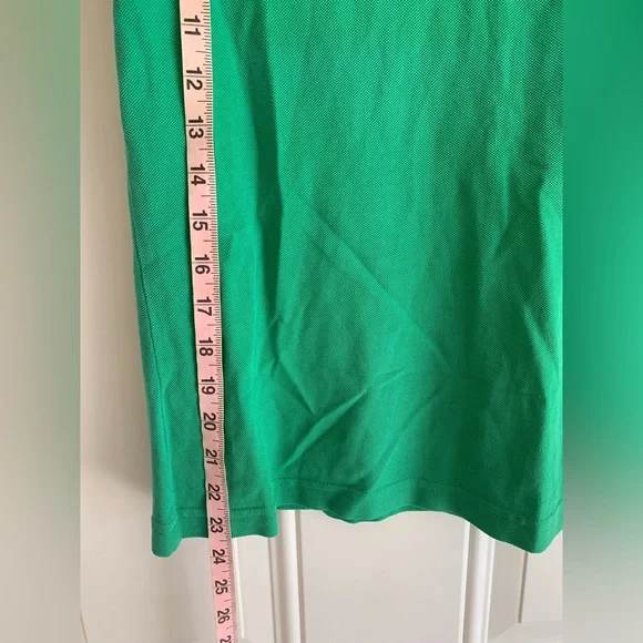 Vintage Lilly Pulitzer Girls Polo Shirt Size M Green Pima Cotton Blend Button - Picture 4 of 9